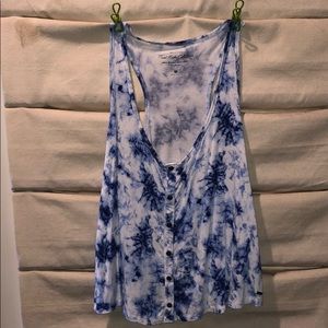 Hollister tie dye tank top